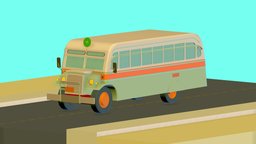 Chevy C-15 (Big Belly 39) bucket, truck, vehicles, 3dmodels, ww2, chevrolet, chevy, bus, old-car, 90, 90s, low-poly-art, myanmar, yangon, car, cinema4d, 3dmodel, bigbelly, rangoon, c-15