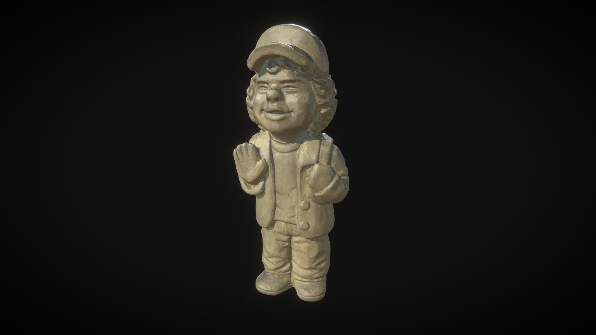 Hand sculpted Dustin (Stranger Things) figure using chavant clay&hellip; :)
