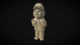 Dustin (Stranger Things) Clay Sculpt clay, stranger_things, handsculpted, 3dscan