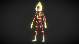 Heatblast ben10, heatblast, ben10alienforce, substancepainter, substance