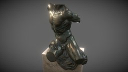 Anatomy lightwave, anatomy, bronze, figure, muscles, marble, statue, sulpture, substancepainter, character, photoshop, man, zbrush, human