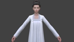 ancient chinese in HANFU Kinmono suit2 suit, ancient, han, china, chinese, woman, costume, girl, hanfu