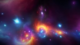 Stylized skybox, vibrant Nebula 001 scene, sky, 360, clouds, level, rose, day, stars, sunny, panorama, leveldesign, casual, dreamy, milkyway, 6k, wallpaper, skybox, nebula, cloudy, vibrant, cubemap, cartoon, stylized, blue, anime, black, space, environment, noai, createdwithai
