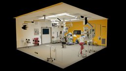 Charité University Hospital - Operating Room operation, surgical, virtualreality, research, education, surgery, metashape, photogrammetry, medical, medical-education, operating-room