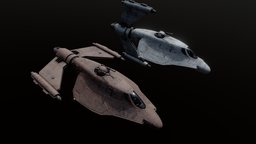 Star Wars Skipray Blastboat low poly to, universe, ray, fighter, empire, bomber, sci, fi, jedi, hunter, starship, realtime, x-wing, original, imperial, wars, star, the, patrol, skip, bounty, lucasarts, gunboat, trilogy, expanded, andor, substancepainter, game, vehicle, pbr, lowpoly, scifi, low, poly, starwars, sci-fi, ship, spaceship, heir, skipray, blastboat