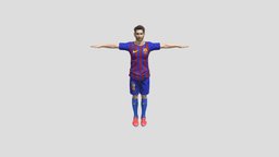 3D Character  Messi for video games or Animation games, 3dart, 3d-model, leonel, 3d-art, modelling-3d, videogame-character, animation-character, mesi, character, game, 3d, animation, animated, video, rigged