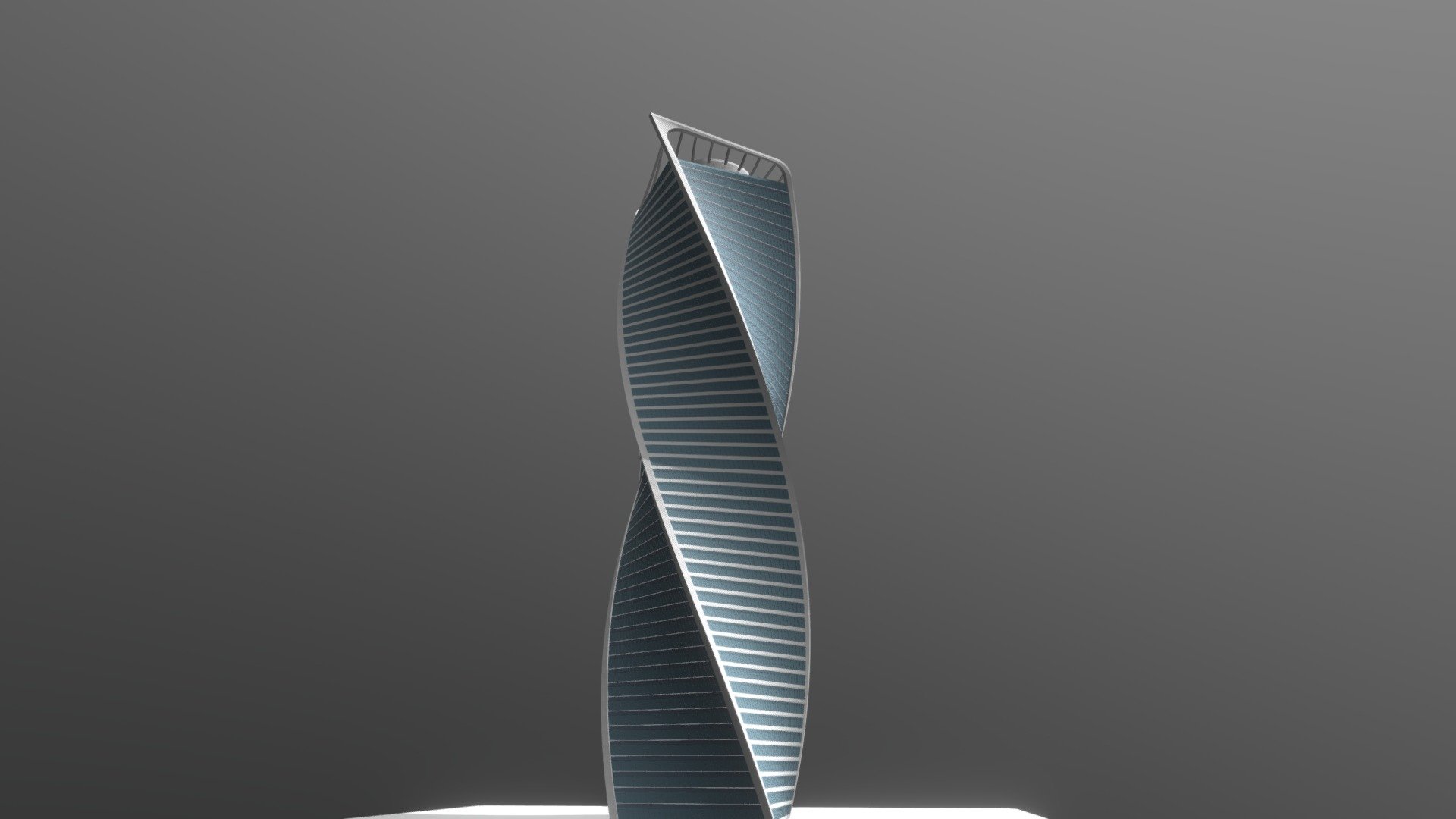 Evolution Tower is the part of Moscow International Business Center (MIBC) in Moscow, Russia. This skyscraper is 246 meters high, and it was made in 2015.

Here you can see the model of this skyscraper. It has detailed windows and roof.