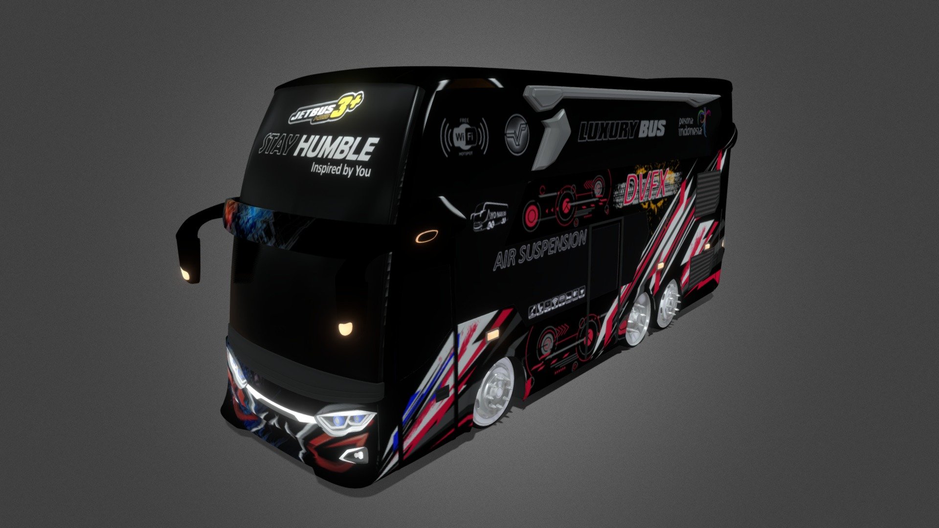 Hello this is chibi model bus from indonesia, i made this models inspired by cars from disney,
Hope you like it.
.
.
Thank's :)