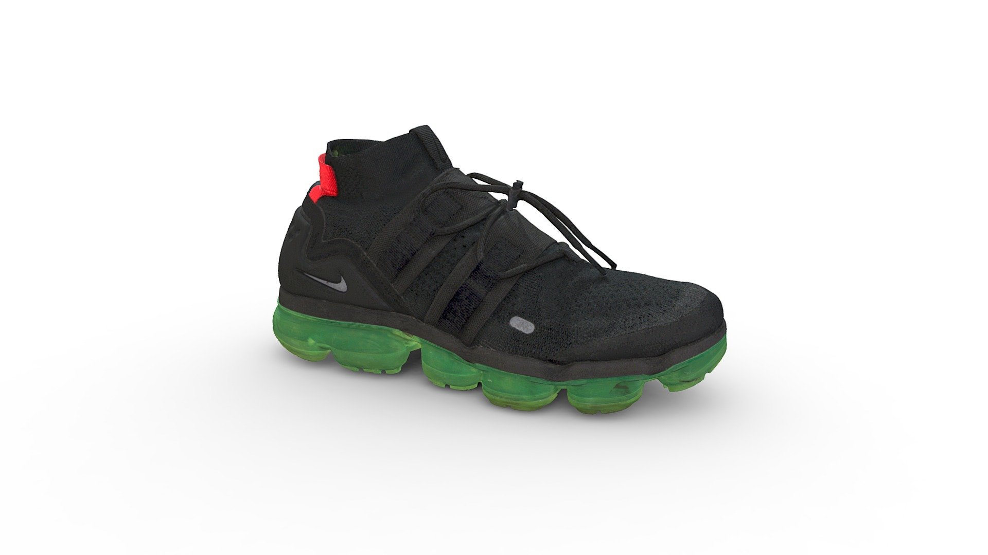 3D Scan of a Nike Air VaporMax Flyknit Utility &ldquo;Black/Volt