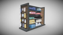 The medicine stand 3D model object, modern, stand, other, exterior, architect, unreal, loft, store, obj, ready, drinking, easy, hospital, fbx, decor, metal, realistic, cabinet, max, old, medicine, real, sale, pharmacy, modeling, unity, unity3d, architecture, asset, game, 3d, 3dsmax, low, poly, model, design, interior, modular, environment, enine
