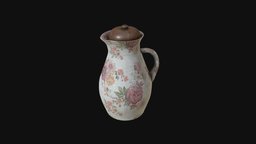 Jug office, room, assets, household, soviet, gameprop, furniture, ceramic, props, kitchen, game-ready, ceramica, jug, game-asset, mettalic, props-assets, jugs, pbr-game-ready, substancepainter, asset, 3d, blender, pbr, gameasset, 3dmodel, createdwithai