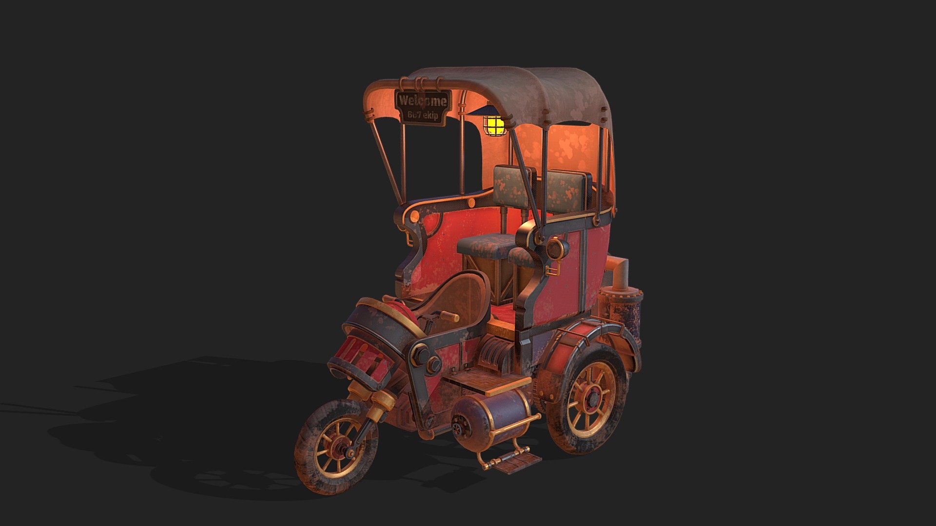 Concept by Morten Skaalvik : https://www.artstation.com/artwork/ArDwm

More on : https://www.artstation.com/julienb

Made on Blender &amp; Substance Painter
