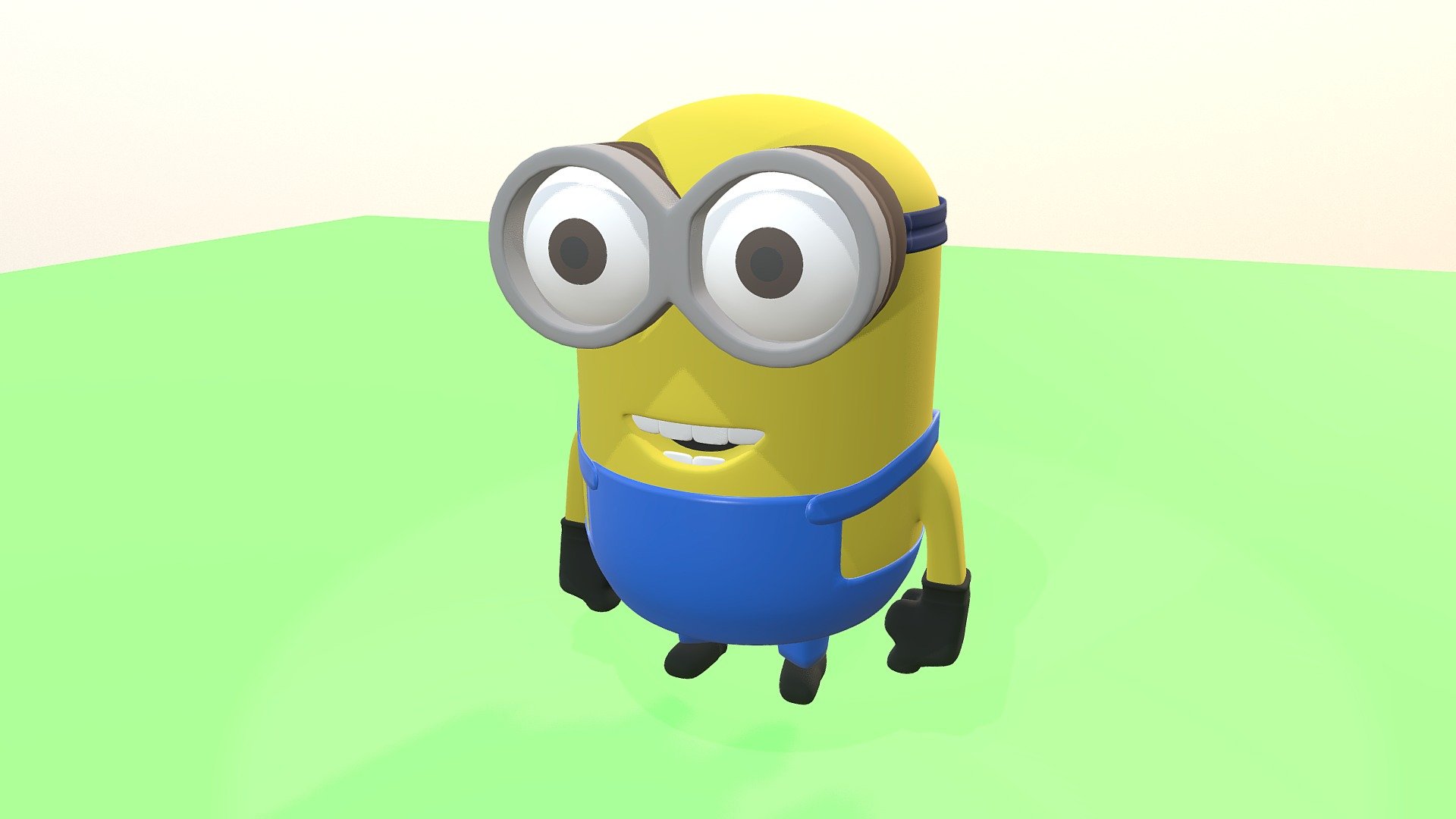 Here goes the charming one. This is my favorite character among all in animation. It has been made in blender and textures have been left out for user to decide upon.