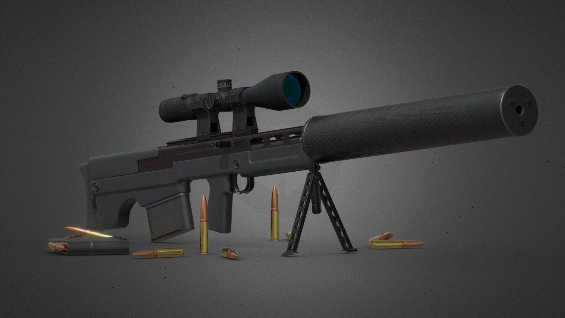 VKS (ВКС) or VSSK (ВССК) is a Russian bullpup, straight-pull bolt-action, magazine-fed sniper rifle chambered for the 12.7×55mm STs-130 subsonic round. The weapon is also known by the name VSSK and the additional name Vykhlop (Выхлоп), &ldquo;Exhaust