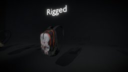Modern Customizable Backpack camping, bag, survival, accessory, backpack, customizable, utility, military, rigged