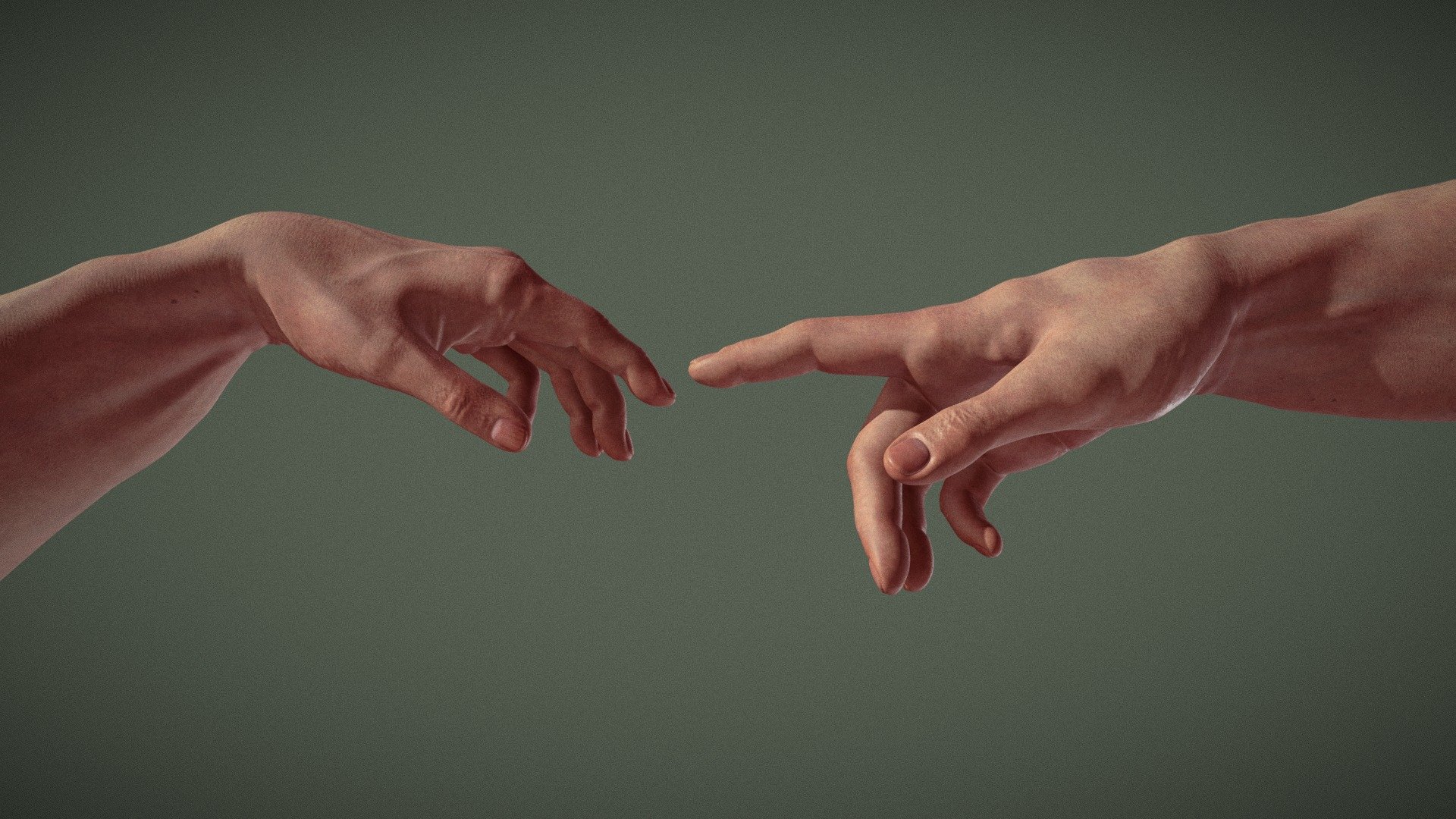 I thought I'd recreate that famous frame of Micheal Aaneglo's creation of Adam in 3D, It was supposed to be a quick anatomy study, But I'm glad I ended up texturing it, check The full project on my artstation and let me know what you think.