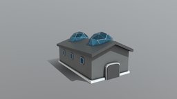 Low Poly Storage Habitat storage, habitat, storehouse, substancepainter, unity, blender, lowpoly, low, poly