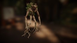 Forest Imp Creature humanoid, forest, demon, spirit, ent, fairy, imp, nature, oni, leafs, character, creature, wood, monster, fantasy, chochlik, folklor, verto