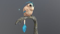 LUMINAVE birds, pokemon, videogames, aliens, zbrush-sculpt, animals-creatures, cientific, game, creature