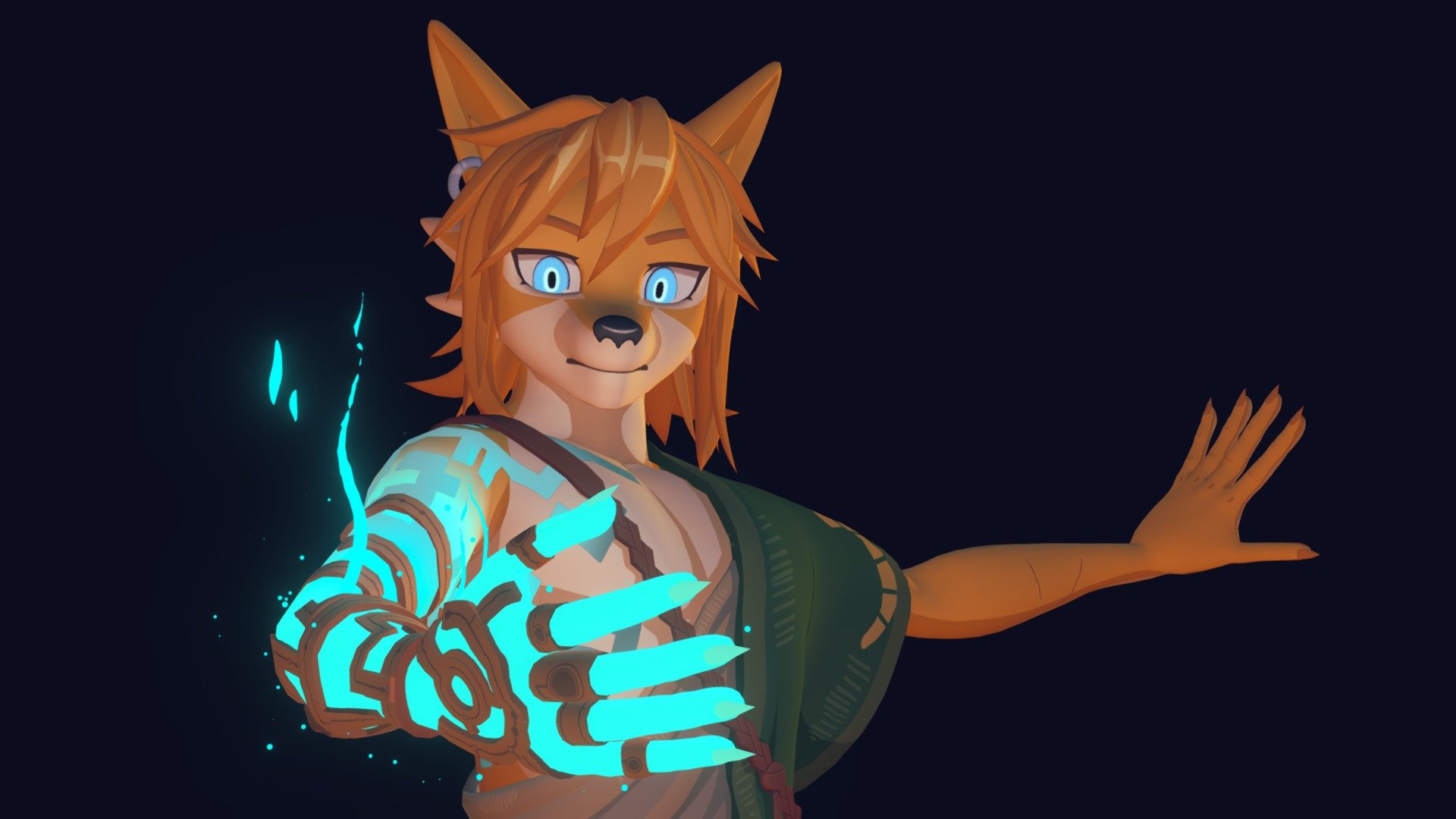 I turned Uzucake's lovely concept art into a 3D model! ♥

Concept:
https://twitter.com/Uzucake_V2/status/1662502214533824514/photo/1