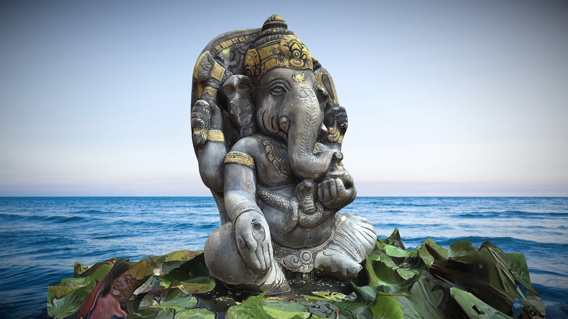 Character - Ganesha I พระพิฆเนศ

Ganesha , also known as Ganesh, Ganapati, Vinayaka, and Pillaiyar, is one of the best-known and most worshipped deities in the Hindu pantheonand is the Supreme God in Ganapatya sect. His depictions are found throughout India.Hindu denominations worship him regardless of affiliations.Devotion to Ganesha is widely diffused and extends to Jains and Buddhists and includes Nepal, Philippines, Bangladesh, Sri Lanka, Indonesia (Java), Thailand, Myanmar, China, and Japan and in countries.


holything sacred god Buddhist  item deity goddess idol  history historical

india indian Nepal Philippines Bangladesh SriLanka Indonesia Thailand Myanmar China Japan figurine ganesha metashape photogrammetry

bronze photorealistic asian  ganesha brass metal statue religion deva deity storescanchallenge sketchfabssr substance photoscan photogrammetry decoration sculpture