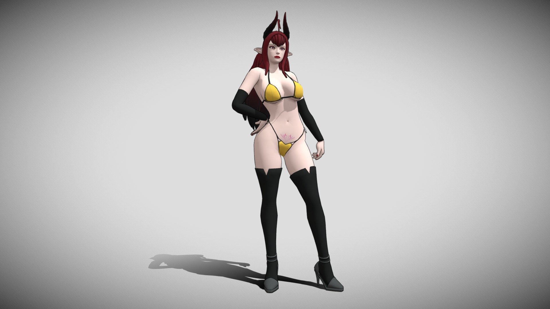 She was made 100% inside Blender 
My page on Facebook

My chanel on Youtube

My Artstation

To 3D Characters models commission - boskonovit@gmail.com