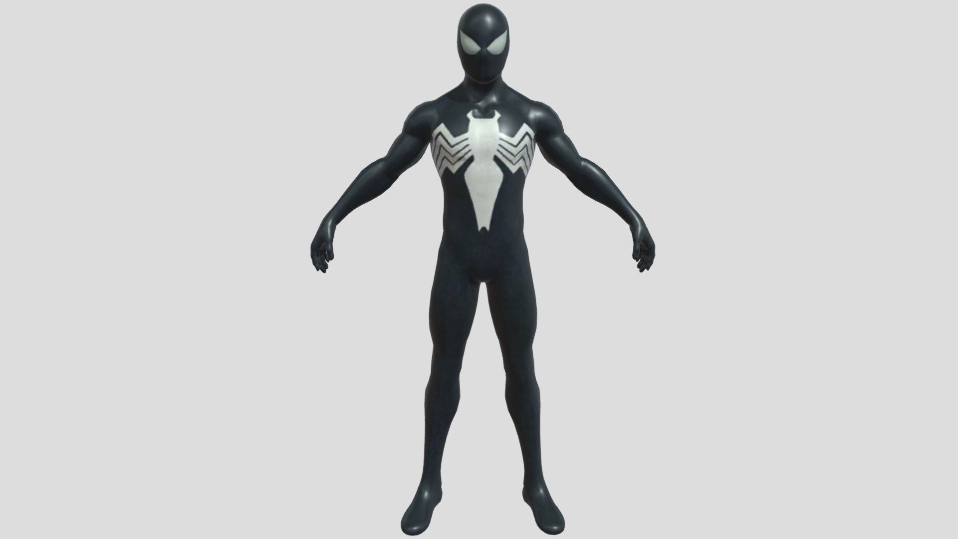 This Is Venom Spiderman Model, This Model Is Well Textured Or Rigged You Can Download It and Can Use It on Your Animations