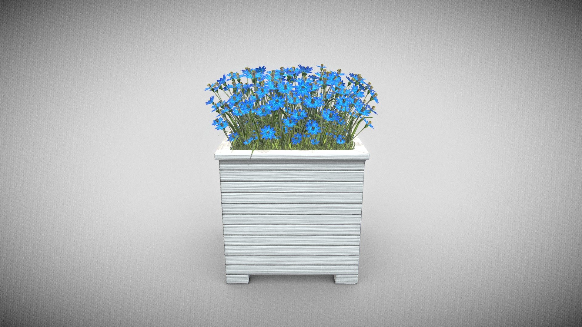 Here is a wooden plant pot with blue flowers for the street.






Textures in 4k



Modeled and textured by 3DHaupt in Blender-2.8x
