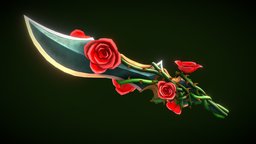 Trandafir - WeaponCraft 2023 dae, daehowest, howestdae, weaponcraft, gameart, stylized, gameart2023