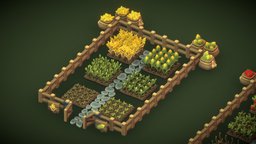Cube World Farming Set - Proto Series carrot, tomato, salad