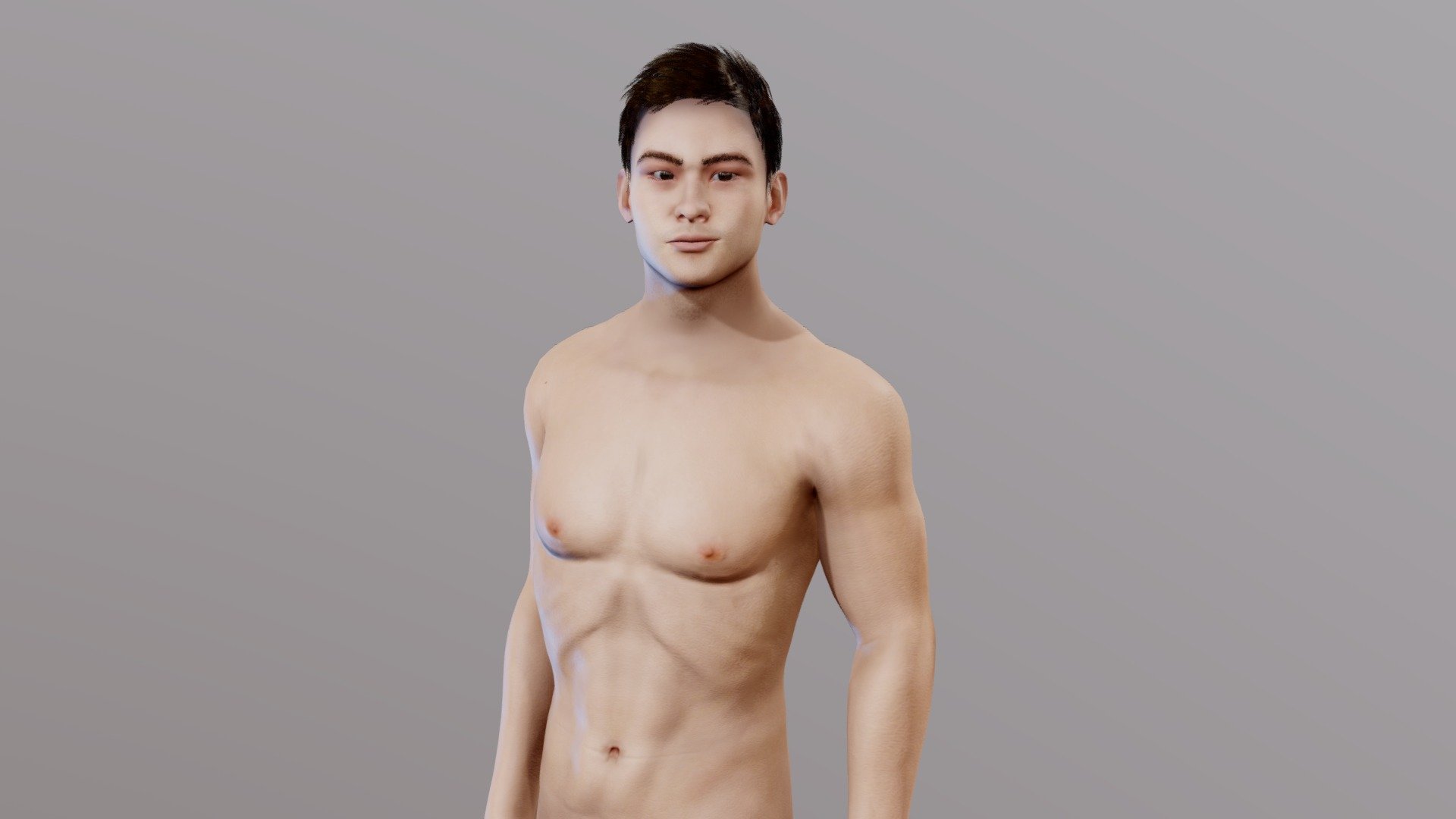 A collection of human models representing three distinct ethnicities: Caucasian, African American, and East Asian. Each ethnic group is represented by both male and female models.

Rigged

In this version you receive the model East Asian man.

Formats:

.blend .Fbx

Textures:

Albedo, Normal, Specular

(Most textures are in 1024x1024)