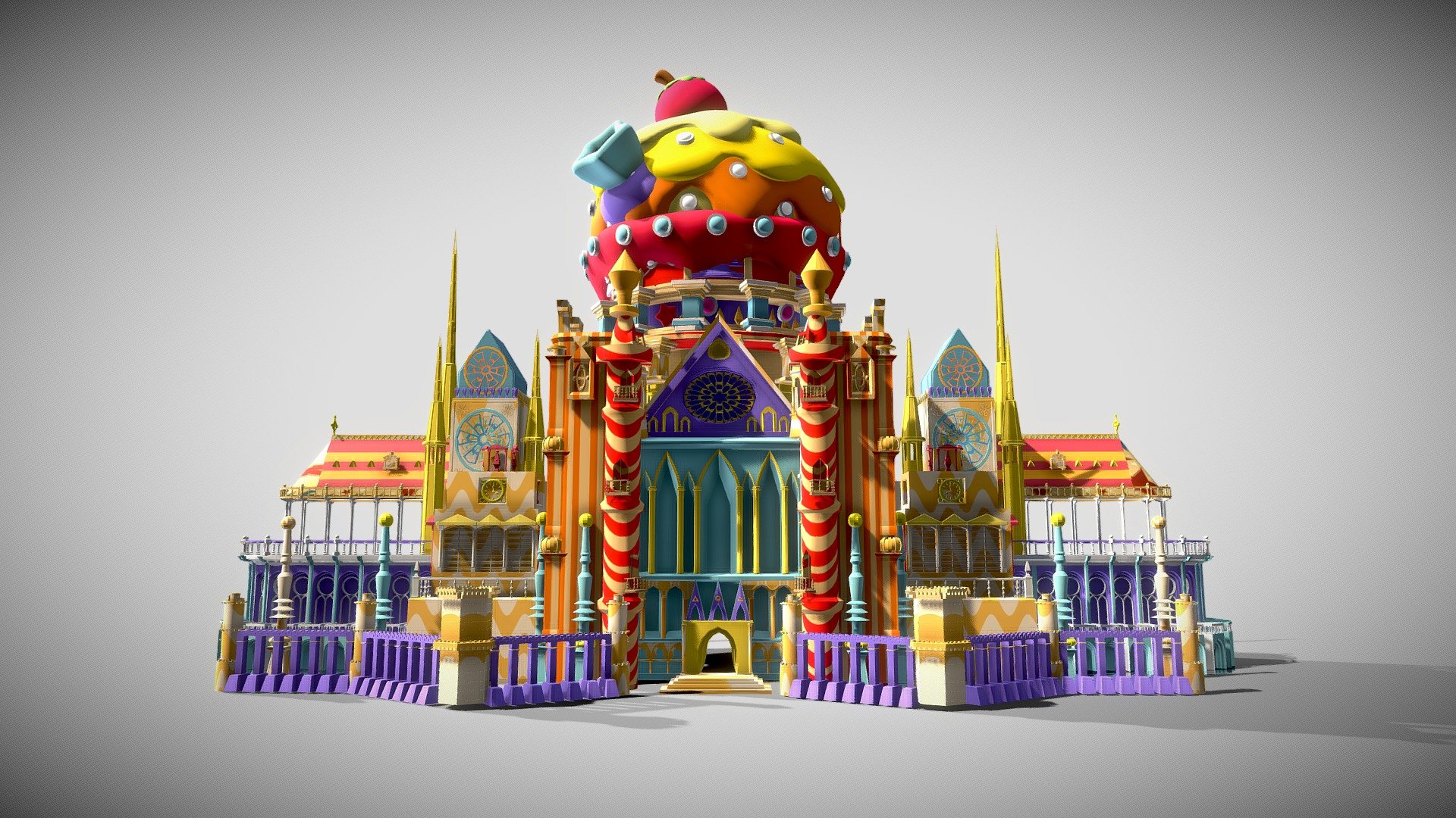 File formats:

Maya 2017 (MB) (Redshift 2.5 version) (fang binxing) (including model and material, light cannot directly export) (OBJ) = = = = = = = = = = = = = = = = = = = = = = = = = = = = = = = = = = = = = = = = = = = = = = = = Model: Model conforms to the requirements and animation meticulous, * * less surface performance more details = = = = = = = = = = = = = = = = = = = = = = = = = = = = = = = = = = = = = = = = = = = = = = = = Map and material:

Maya all objects in the scene using the Redshift material. If you need to use other renderers equipment simply to replace the corresponding rendering quality = = = = = = = = = = = = = = = = = = = = = = = = = = = = = = = = = = = = = = = = = = = = = = = = Animation:

Scene contains the castle roof rotation animation, conform to the requirements of the animation, can be used directly = = = = = = = = = = = = = = = = = = = = = = = = = = = = = = = = = = = = = = = = = = = = = = = =