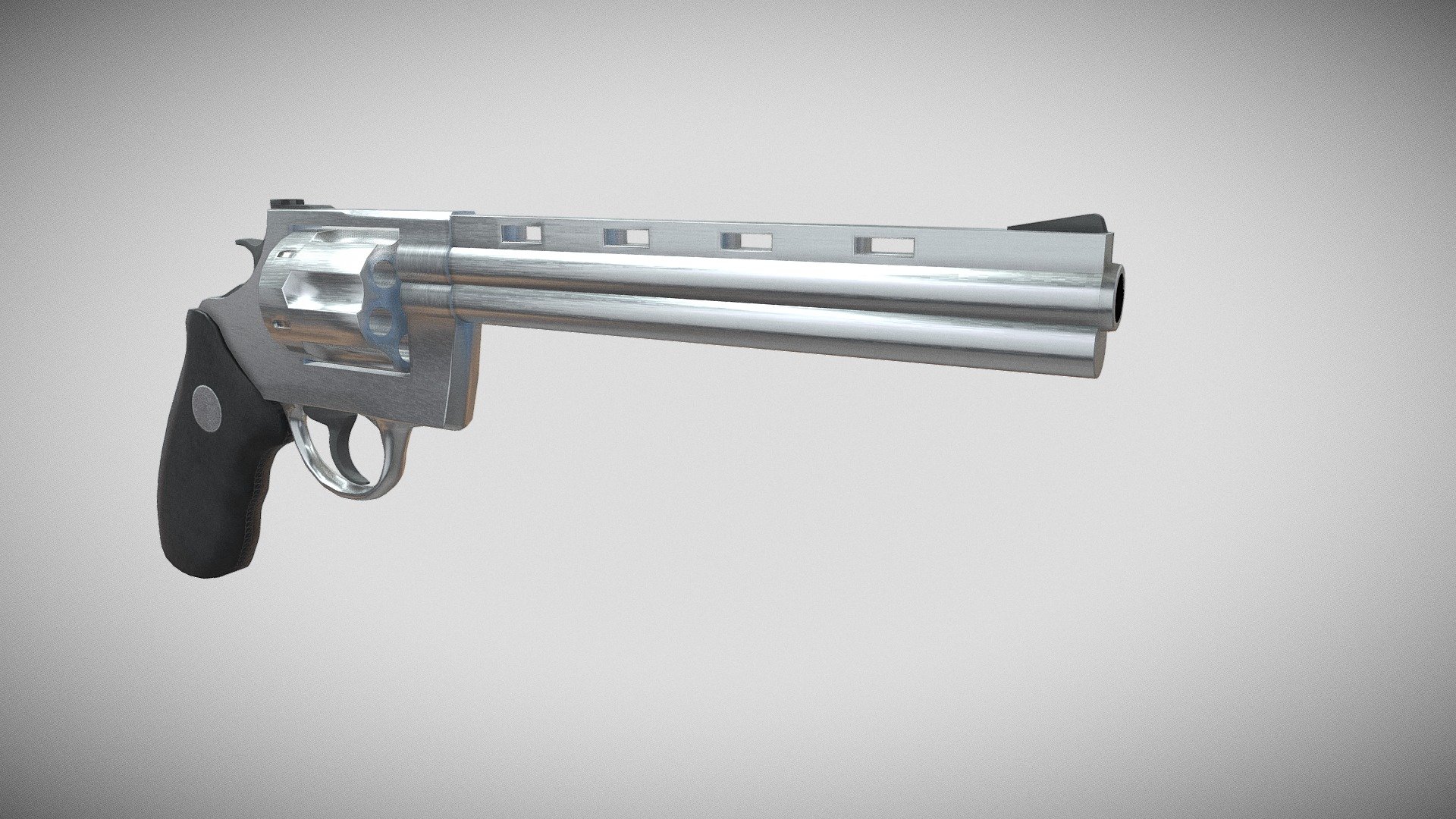 Revolver model created as part of my showreel in the second year of college. Also the first gun model I ever created.