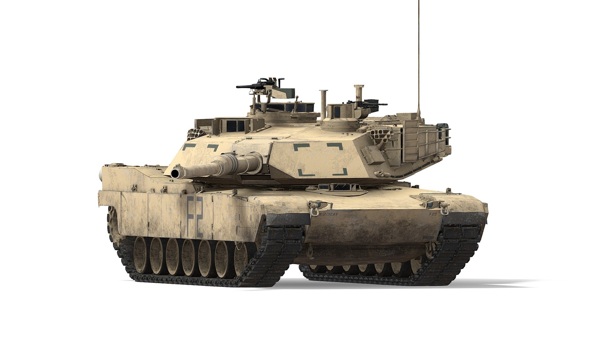 Render 3D model in Blender:


The M1A2 Abrams SEP stands for &ldquo;System Enhancement Package.