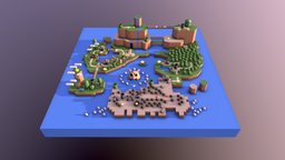 Super Mario World Map gaming, nintendo, map, isometric, blue, super, mario