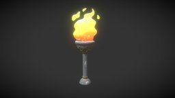 Torch torch, greek, flame, texturepaint, grec, flambeau, cartoon, greek-classical, noai