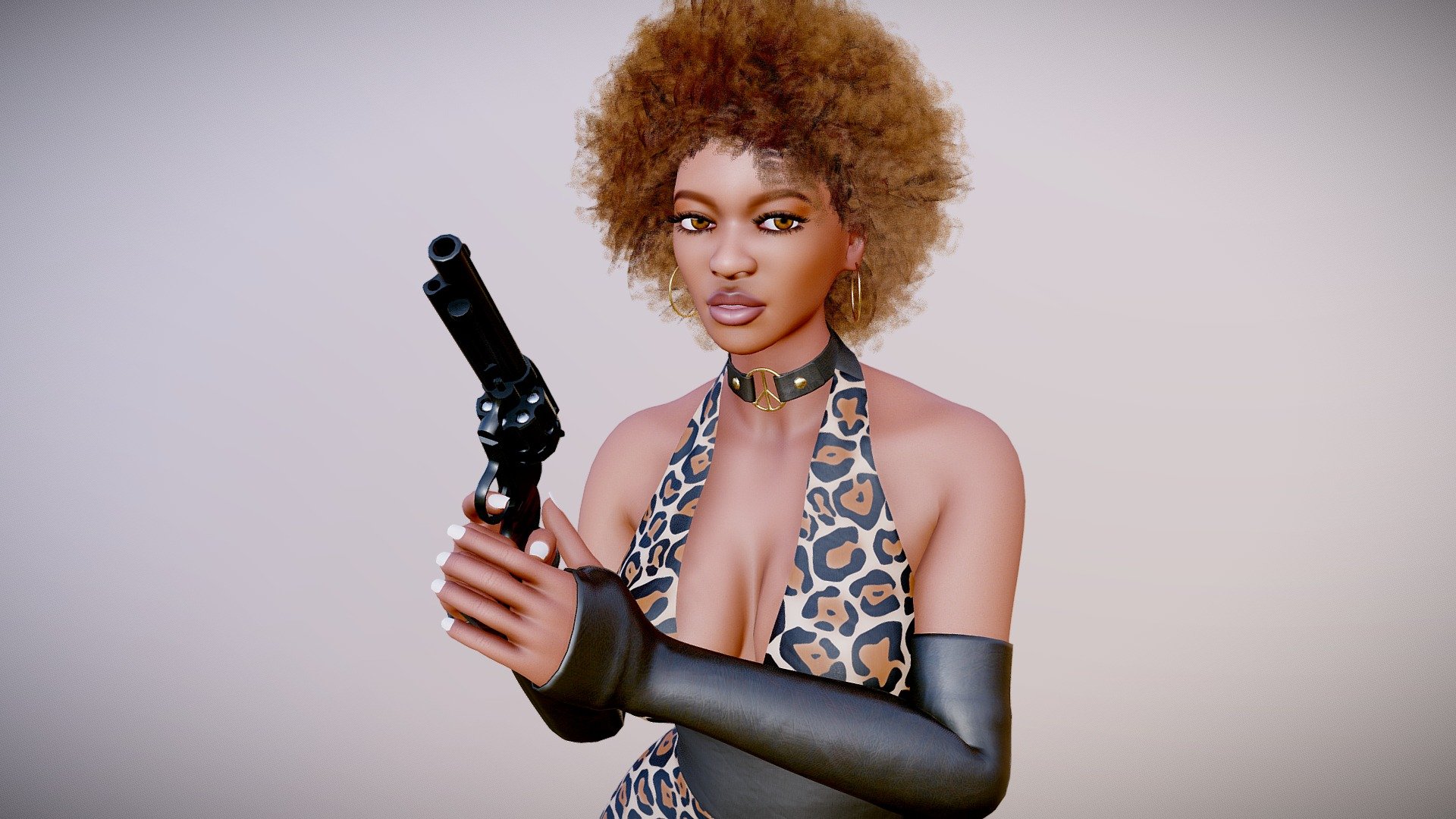 Hi there!
This is my original character &ldquo;Funky Woman