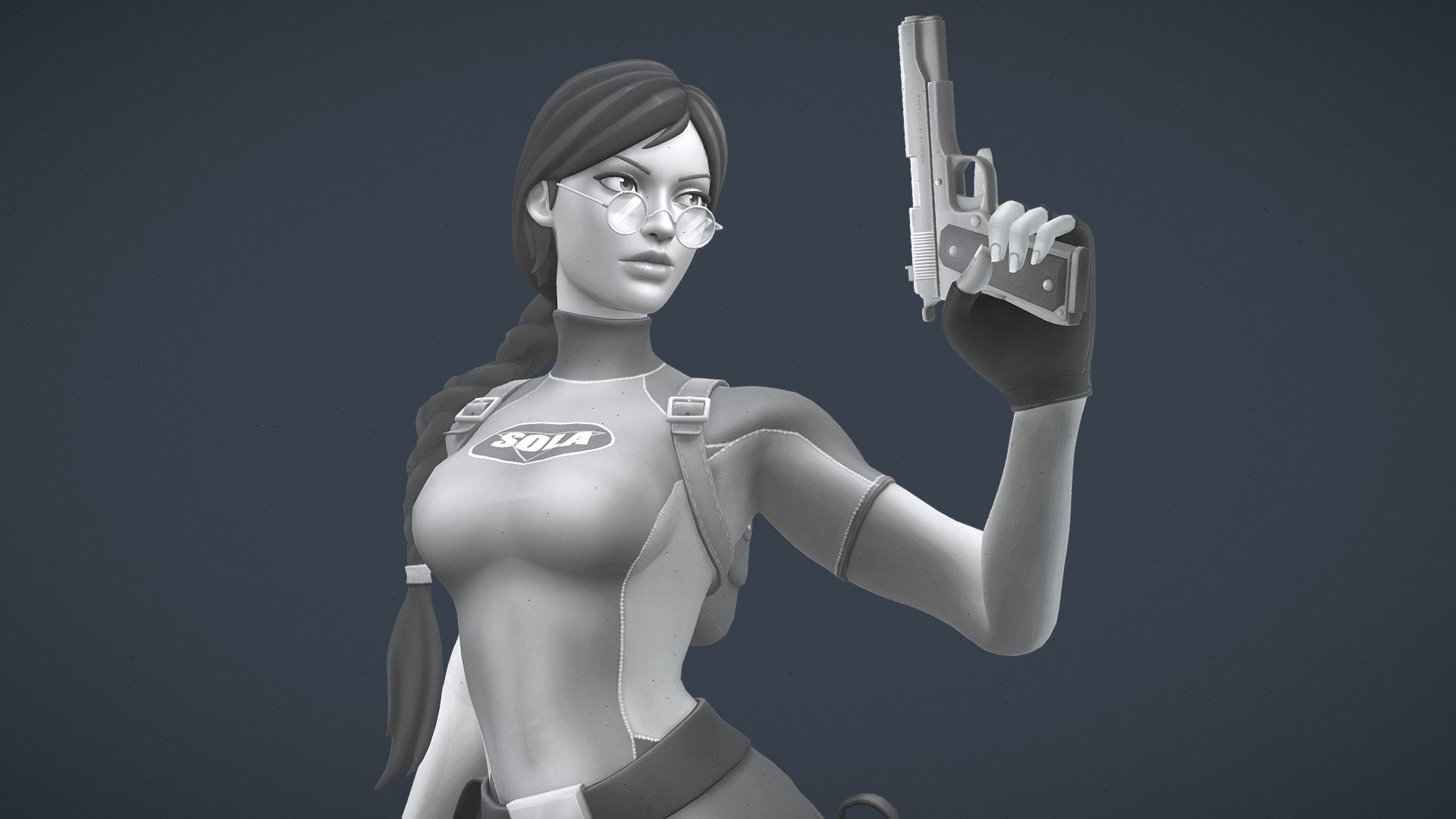 Recently I saw that they are going to release a remaster of the first three Tomb Raiders and I couldn't avoid to make a tribute to the Wetsuit that Lara wears in Tomb Raider II.

See more in https://www.artstation.com/artwork/39QWYJ