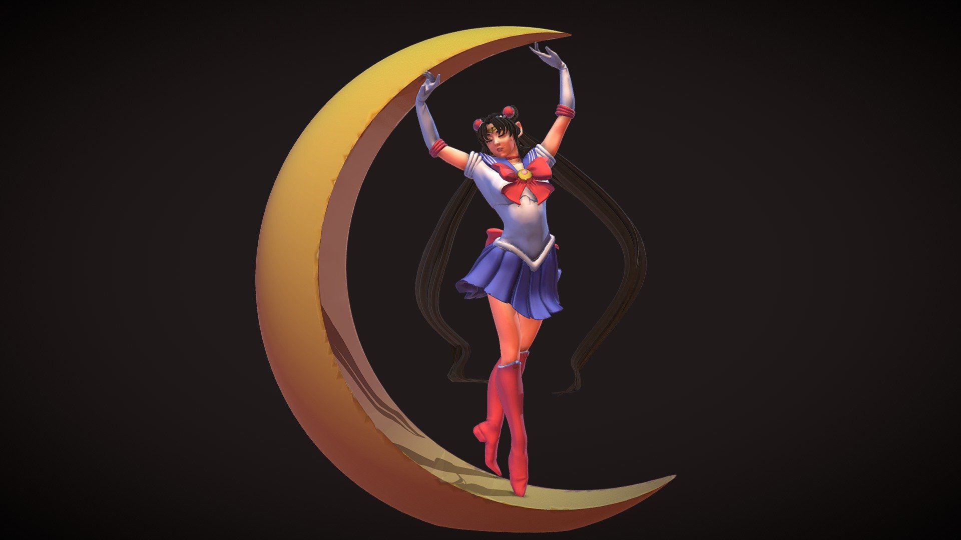 sailormoon sculpture