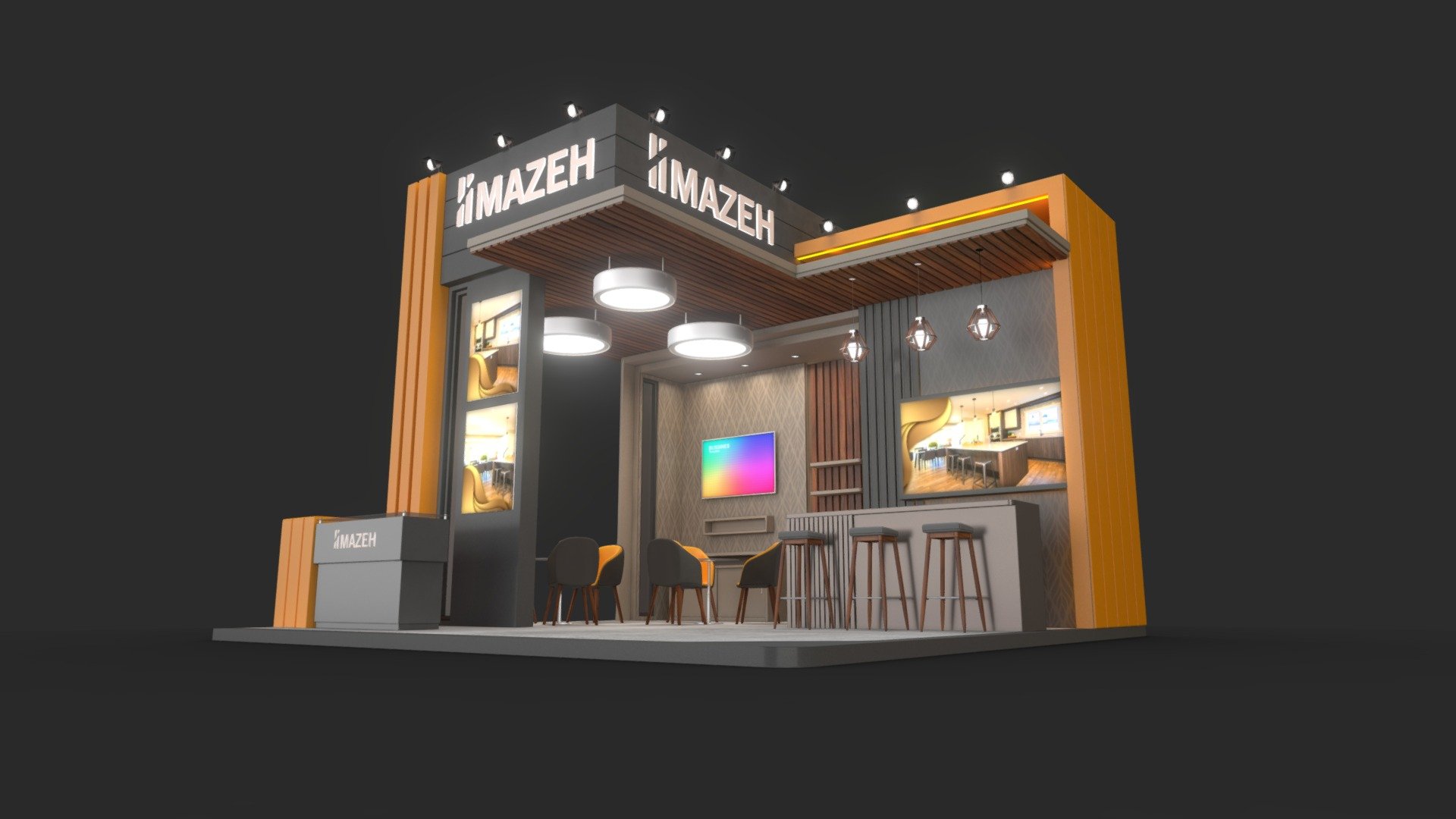Exhibition stand design

36 Sqm / 6x6m / max height: 4.7 m /  3 exposed sides - Unit: cm

Format: 




Autodesk 3Ds max 2020 / V ray 5

Autodesk 3Ds max 2017 / Default scanline

Obj Format

Fbx format
