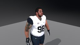 London Blitz Team Captain Jamie Charles mocap, london, football, 4d, blitz, sports, american-football, footballer, animatedcharacter, mocap-animation, 3dscan, animation, animated