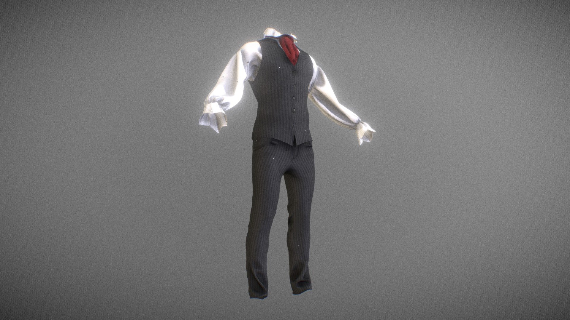 a set of a set of Victorian clothes, work on user request, 1 set of textures 4 for highly polygonal