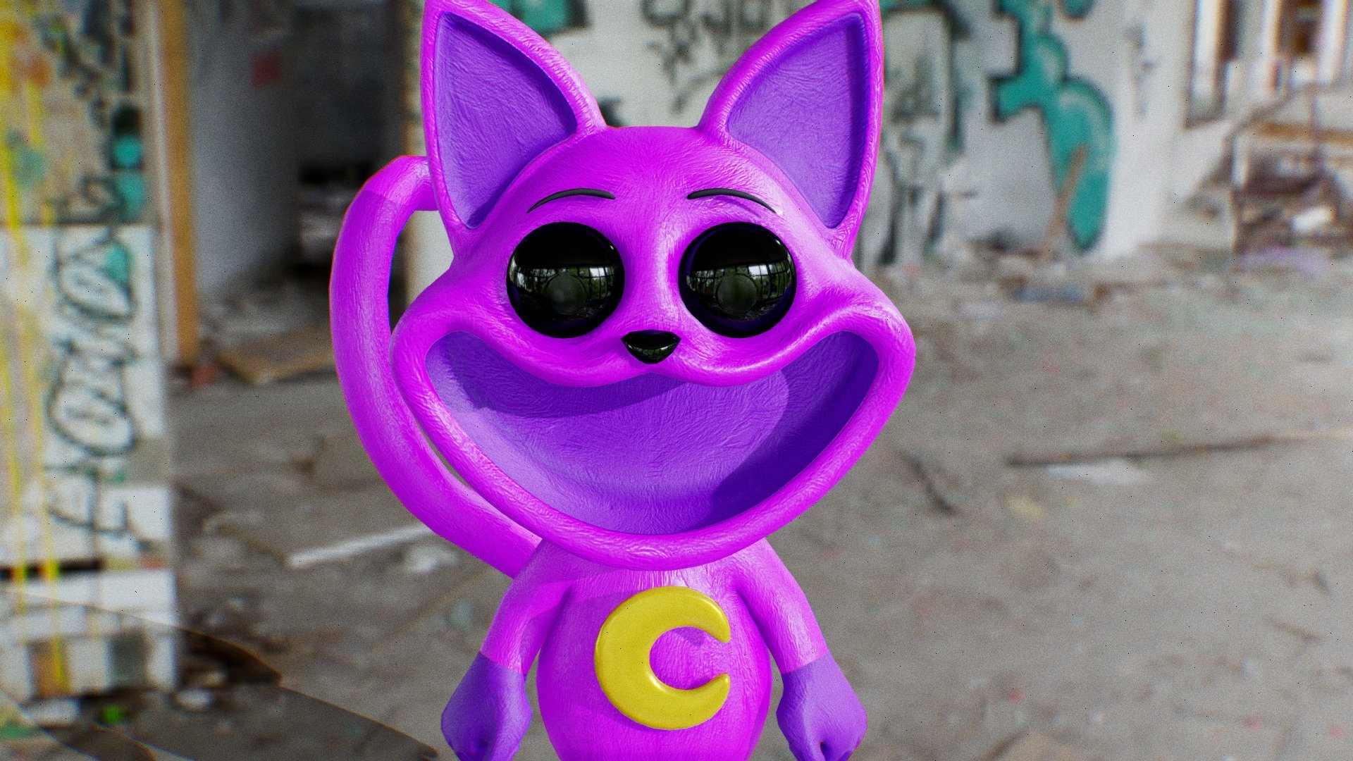 Catnap is one of the characters from the game poppy playtime 3

description on Poppy Playtime Wiki:
CatNap, otherwise known as Experiment 1188, is an upcoming major antagonist in Poppy Playtime, with his impending debut in Chapter 3: Deep Sleep leaving fans eager for his appearance.

He was originally responsible for looking after the notorious Home Sweet Home, a Playcare facility that held child experiments captive. Experiment 1188 contained a non-lethal but potent version of Poppy Gas in its pulmonary. Prior to his creation, a prototype version of CatNap's gas was tested, causing Marie Payne, who was in the vicinity, to cry out and suffer traumatic nightmares. During the creation of Experiment 1188, he went through two iterations before the final version was perfected. Following the rebellion of the victims of the Bigger Bodies Initiative, CatNap was locked away in Playcare.

This is commissioned from someone who requested exclusive rights to this model so it is not for sale.