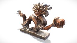 Rusty Dragon statue -  Estatua Dragón Oxidado base, bronze, clouds, rusty, long, china, silver, metalic, 3dscanned, metal, chinese, statue, fire, estatua, copper, photogrammetrie, chinesedragon, cobre, photogammetry, plata, chinese-architecture, photogrammetry-3d, chinese-style, photogrammetry-historical, sheng, dragn, chinese-art, chinese-new-year, chinese_culture, totemic, photogrammetry, decoration, dragon, temple, chinese_lion