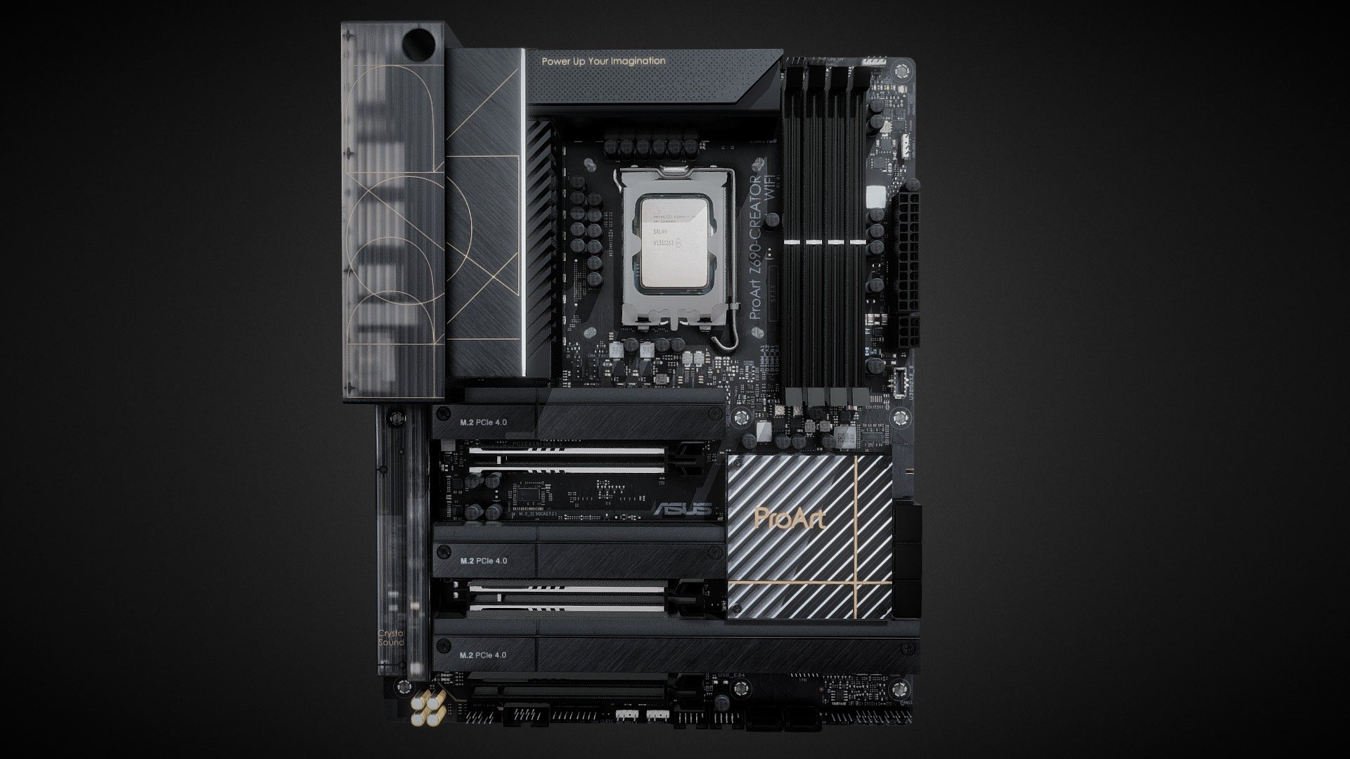 hello, this time i create 3d model of z690 motherboard, its z690 proart from asus. I choose this model because z690 proart is cool minimalist motherboard with no rgb on board (i love it so muchh)

Information:





Vertices : 50.197




Faces : 41.978




Triangles : >90.000




Timelapse : over 1 week




Type : Low Poly Model



if u interested with this model you can contact me to buy :)

thanks for attention.