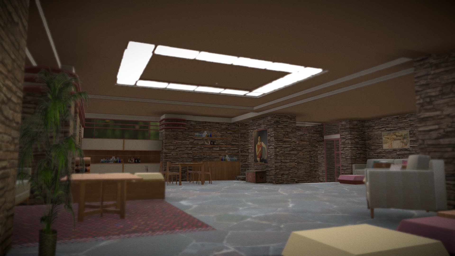 Project has no affiliation or endorsement from the Western Pennsylvania Conservancy. Educational and non-commercial reuses only.

Contact author about source files.
Model is not sold for  profit.

Learn more about this project.

Tucked away in the sleepy forests of southwestern Pennsylvania sits Frank Lloyd Wright’s Fallingwater. Commissioned by wealthy department store owner Edgar J. Kaufmann and completed in 1937, the home’s cantilevered tiers hang suspended atop a 30-foot waterfall — Wright’s ingenious way of melding the man-made structure with its natural surroundings.

