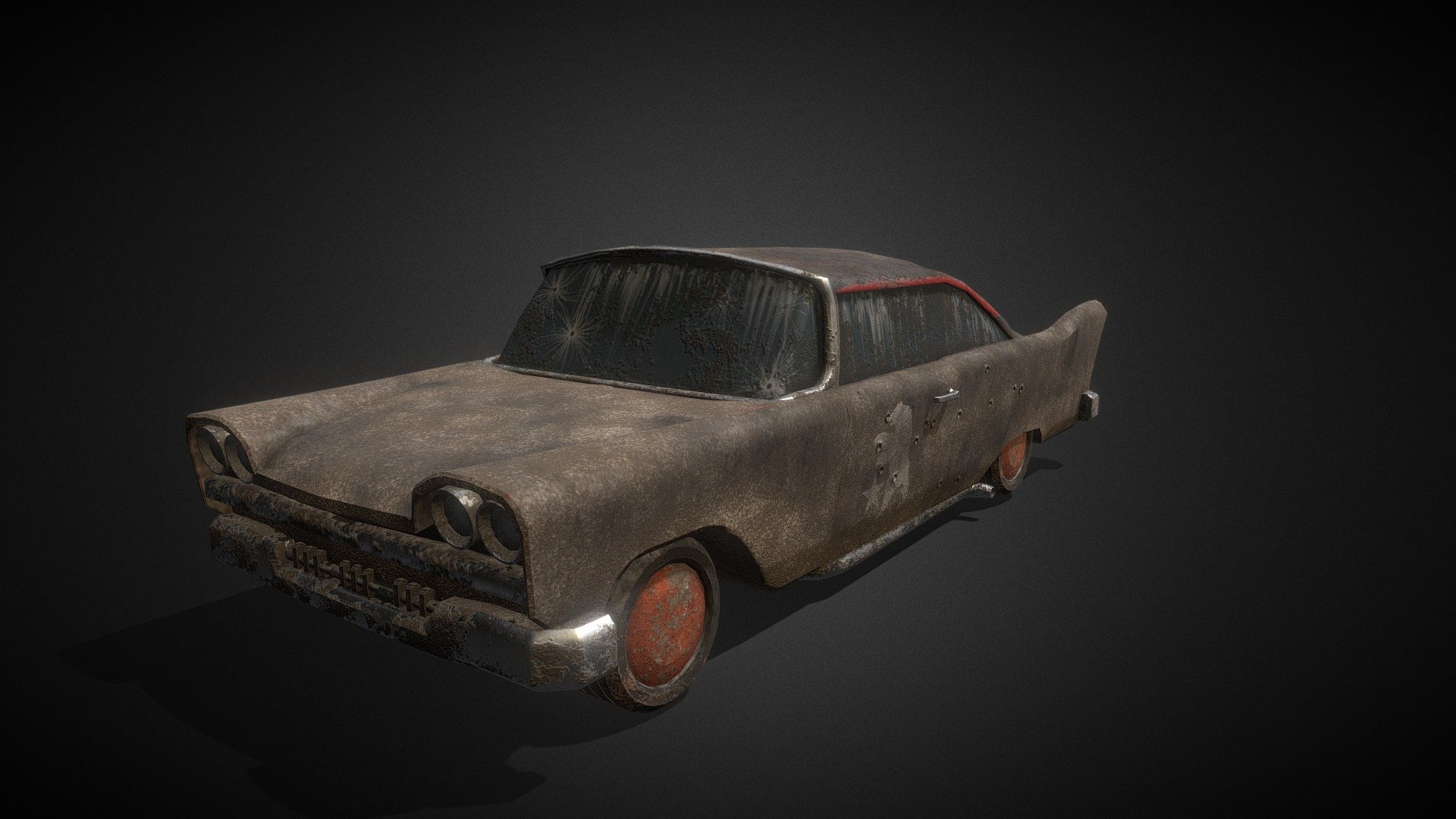 Reimagination of the iconic Highwayman from Fallout 2. WIP\n\n