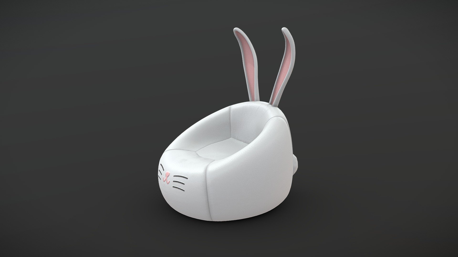 Bunny beanbag

Made in Blender and textured in Substance Painter.

Used 3x 1024x1024 material slots.