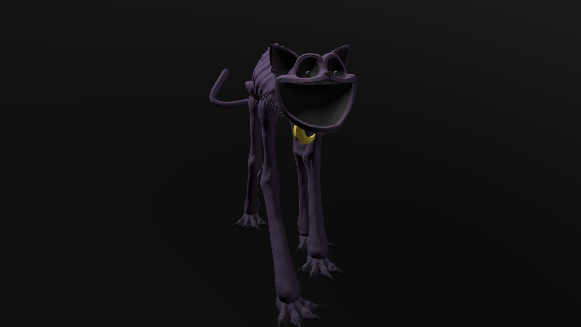 This is CatNap from Poppy Playtime Chapter 3. I did not make this model.