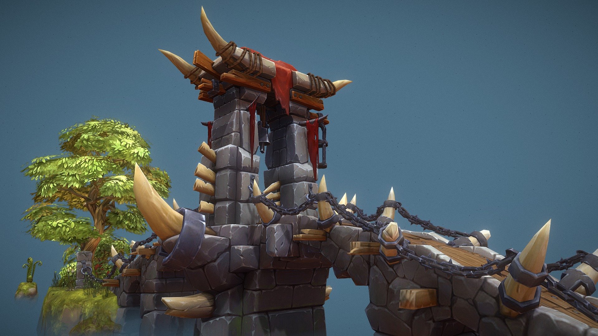 Orc Bridge

Orc Swamp-Avanpost. 

Mobile game &ldquo;Last Outlander